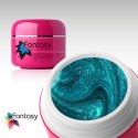 Barevný UV gel Fantasy Metallic 5g - Turquoise